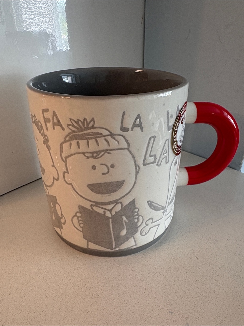 NWT 2022 Collectible Hallmark Peanuts Christmas Caroling "Fa La La La Laaa" Mug